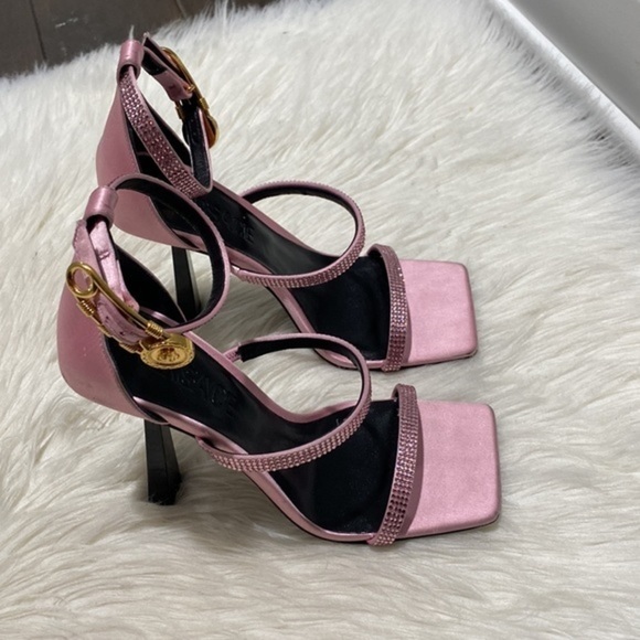 Versace Crystal Embellished ankle strap‎ sandal size 35EU - Picture 16 of 17